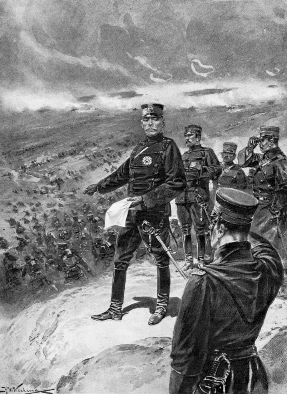 Generale Kuroki, comandante giapponese, guerra russo-giapponese da Unbekannt