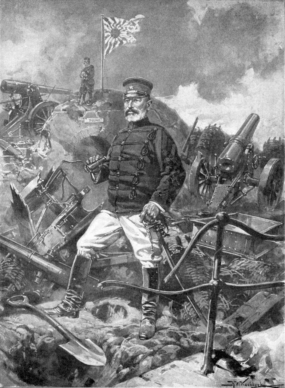 Generale Nogi, comandante giapponese, Guerra Russo-Giapponese, 1904-5 da Unbekannt