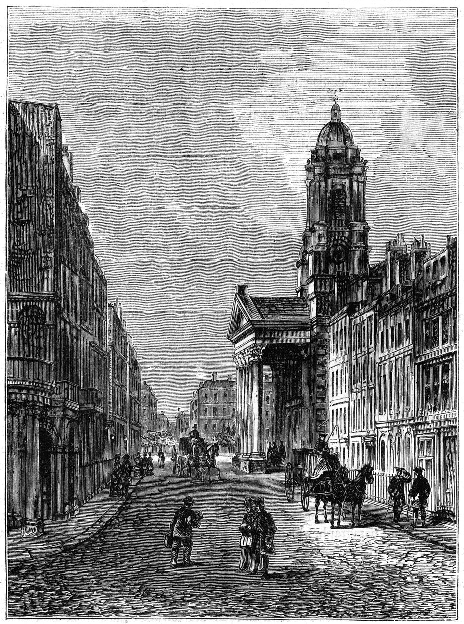George Street, Hanover Square, Londra, 1800 da Unbekannt