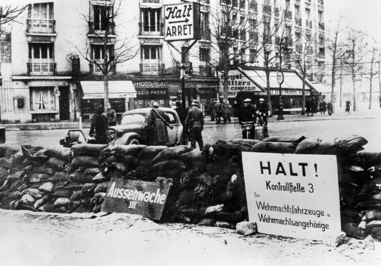Checkpoint tedesco, Parigi occupata, 1940-1944 da Unbekannt