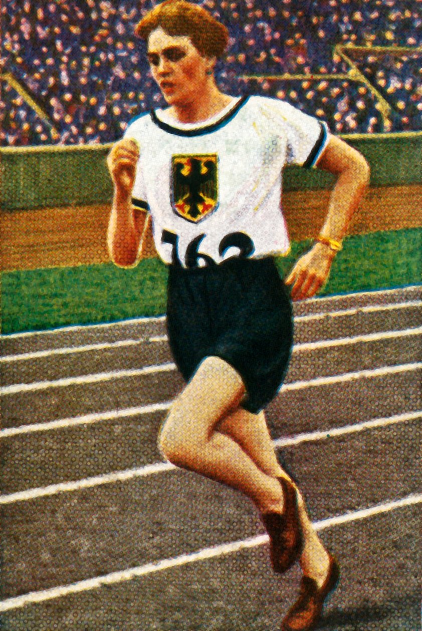 Corridore tedesco Lina Radke, 1928 da Unbekannt