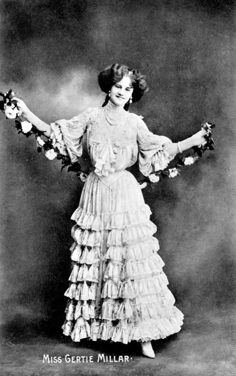 Gertie Millar 1879-1952, attrice inglese, 1906 da Unbekannt