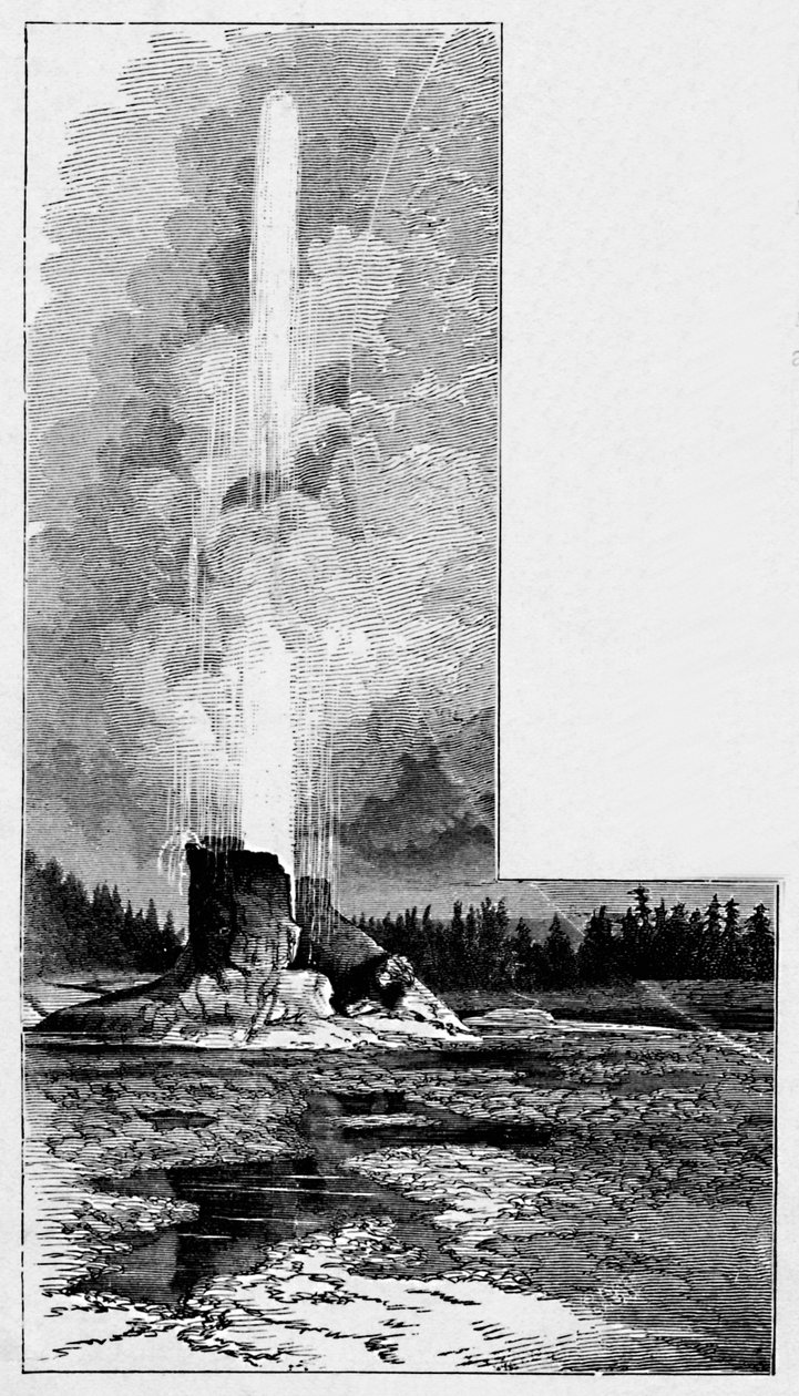 Geyser gigante, 1883 da Unbekannt