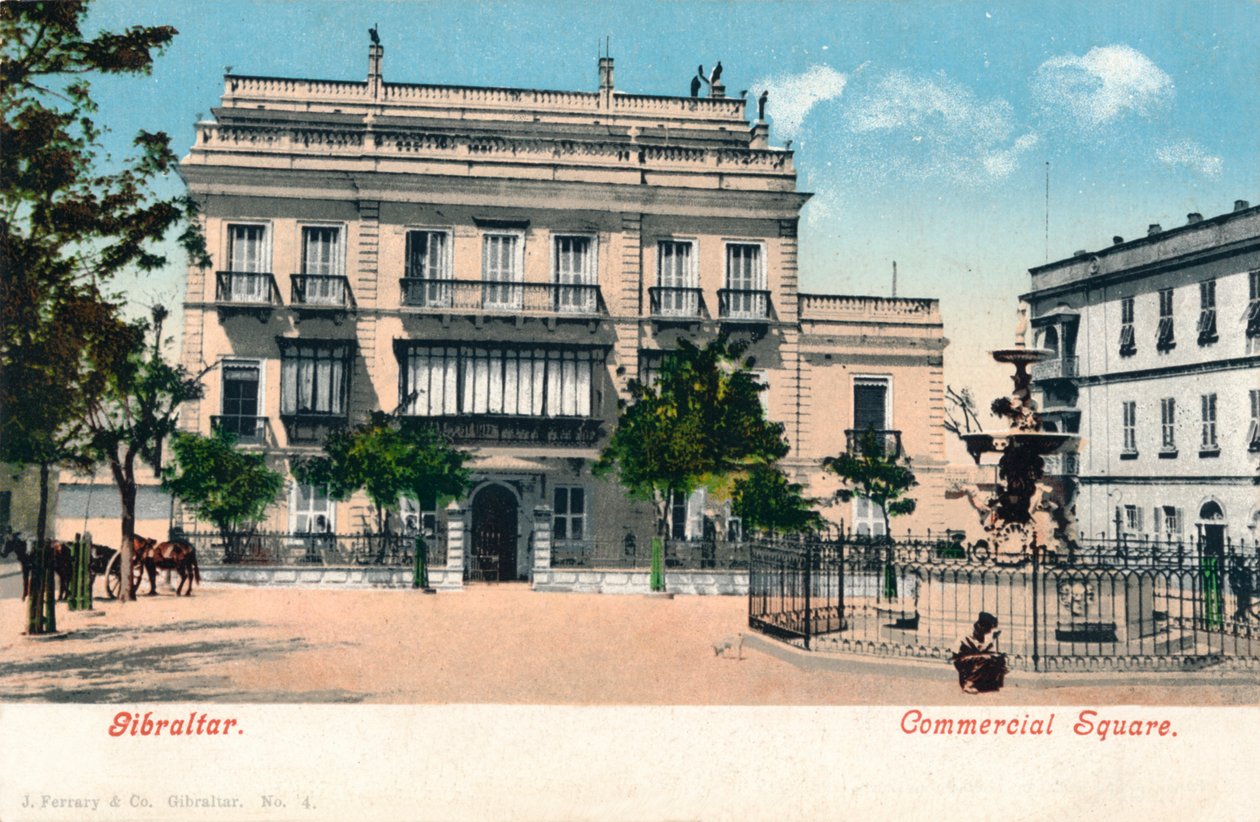 Gibilterra - Piazza Commerciale, c1900 da Unbekannt