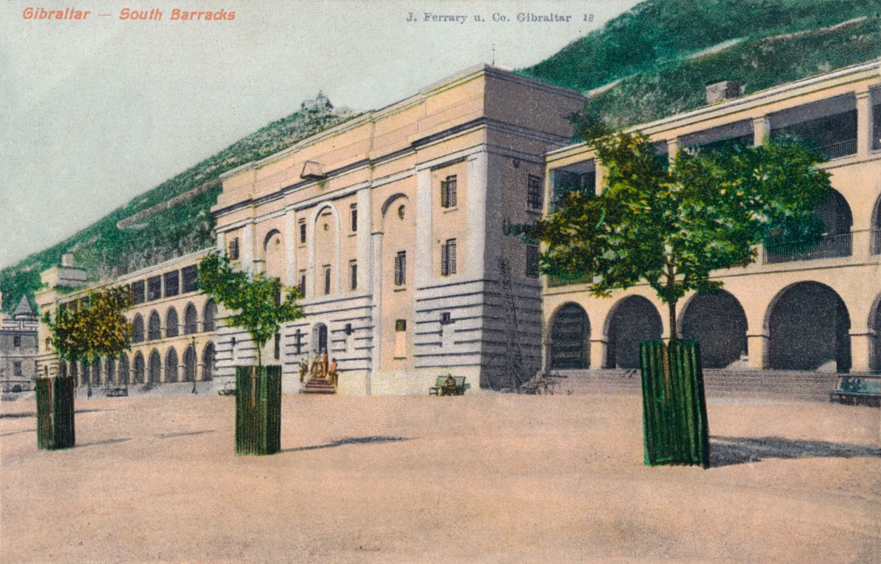 Gibilterra - Caserme del Sud, 1900 da Unbekannt