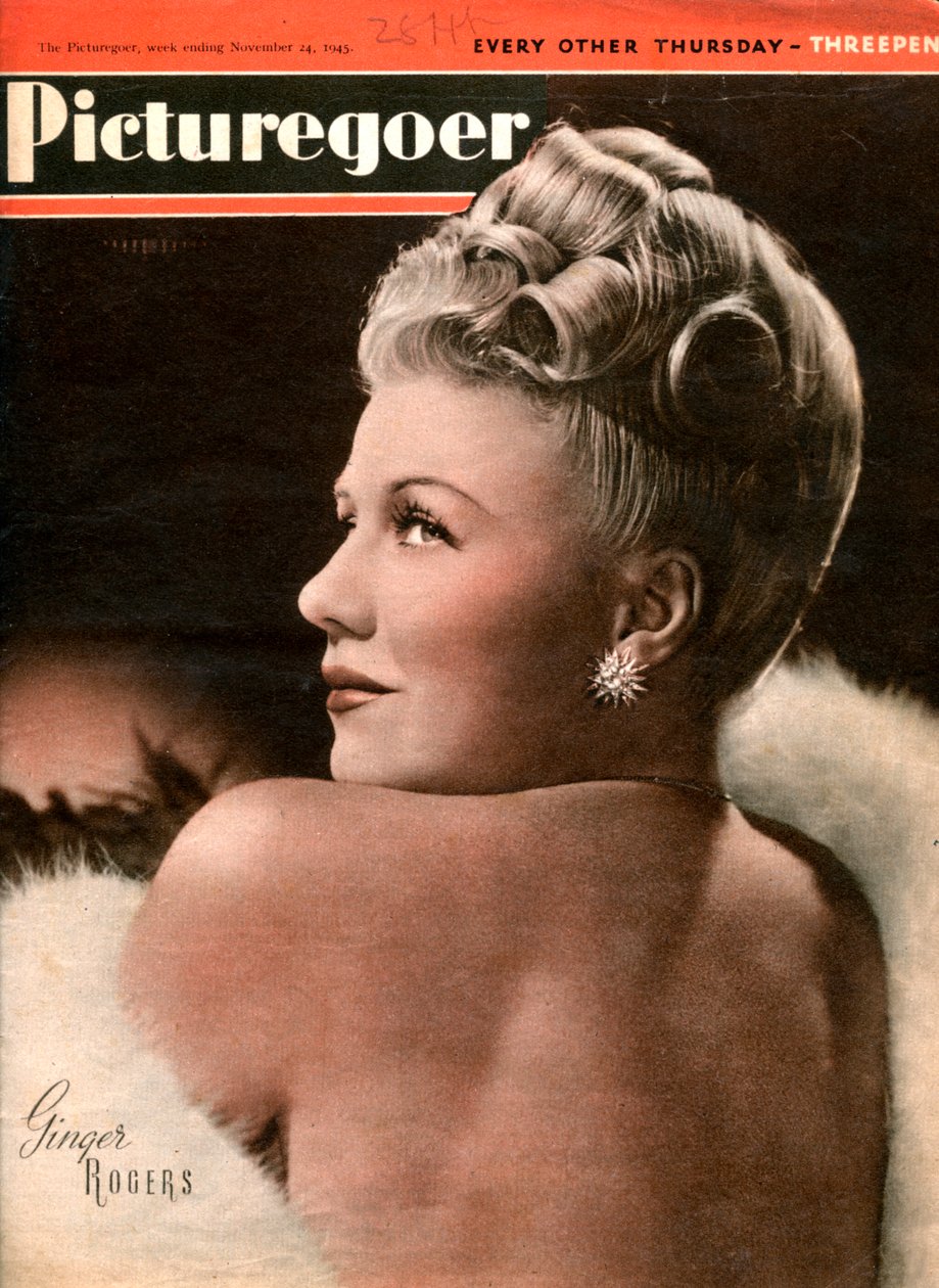 Ginger Rogers 1911-1995, attrice americana, 1945 da Unbekannt