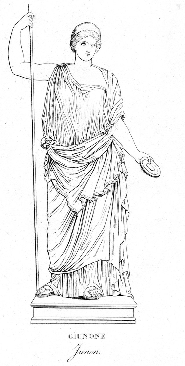 Giunone, c1850 da Unbekannt