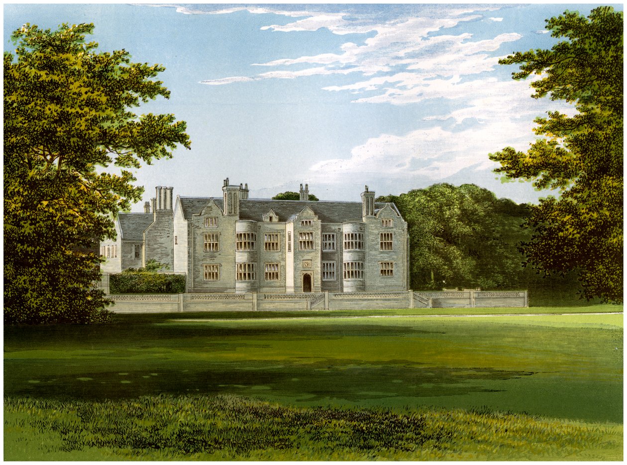 Glynde Place, Sussex, casa del Visconte Hampden, c1880 da Unbekannt