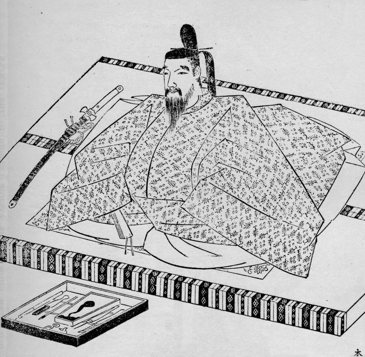 Go-Daigo, imperatore del Giappone, 1907 da Unbekannt
