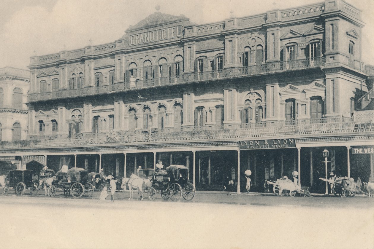 Grand Hotel, Calcutta, 1902 da Unbekannt