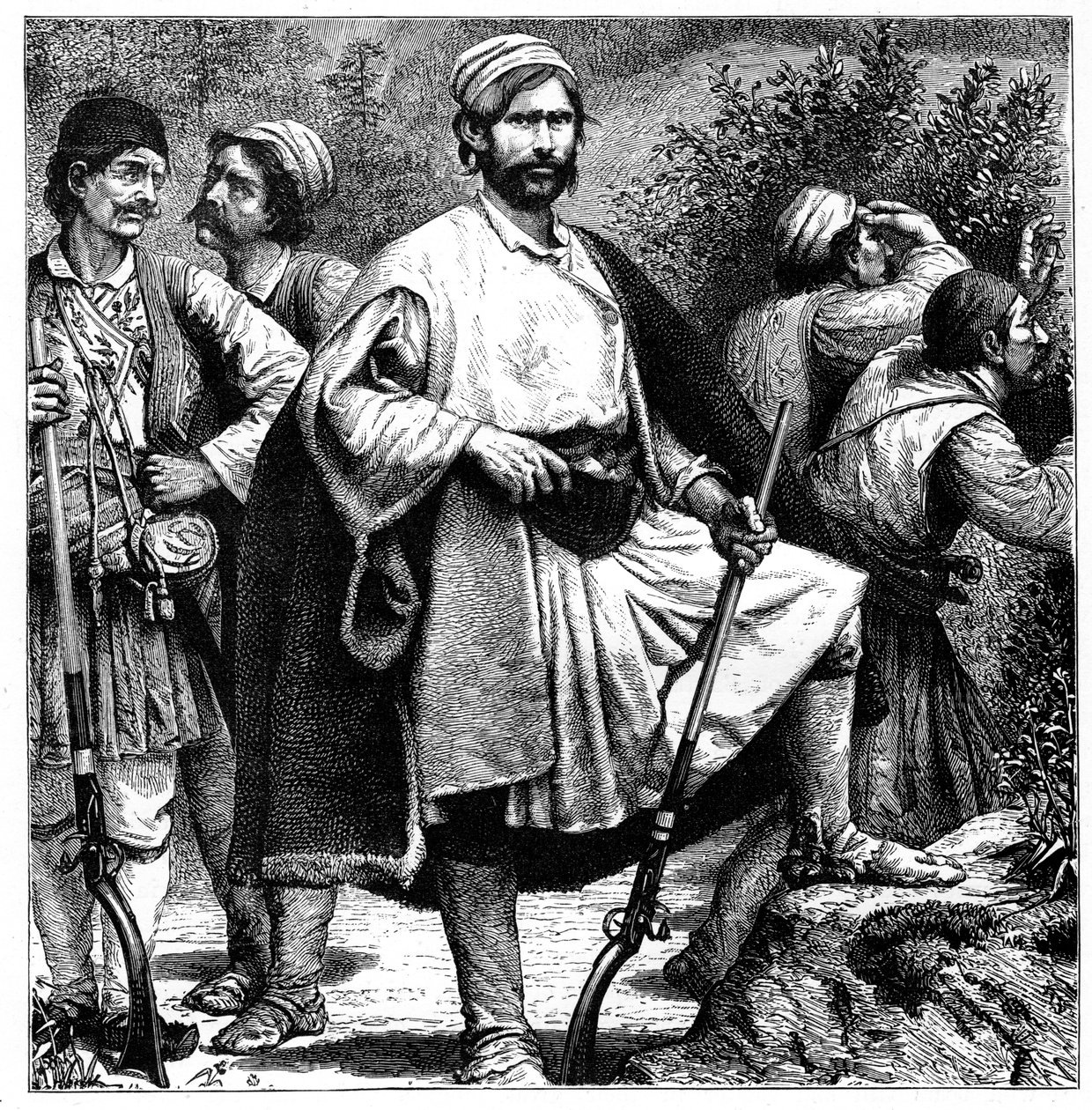 Briganti greci, c1890 da Unbekannt
