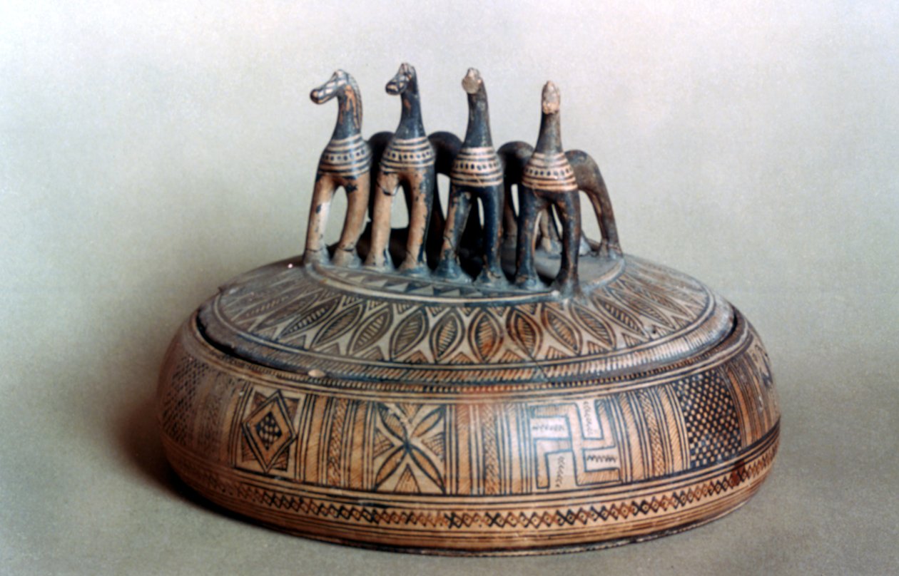 Pyxide greca, IX-VIII secolo a.C. da Unbekannt
