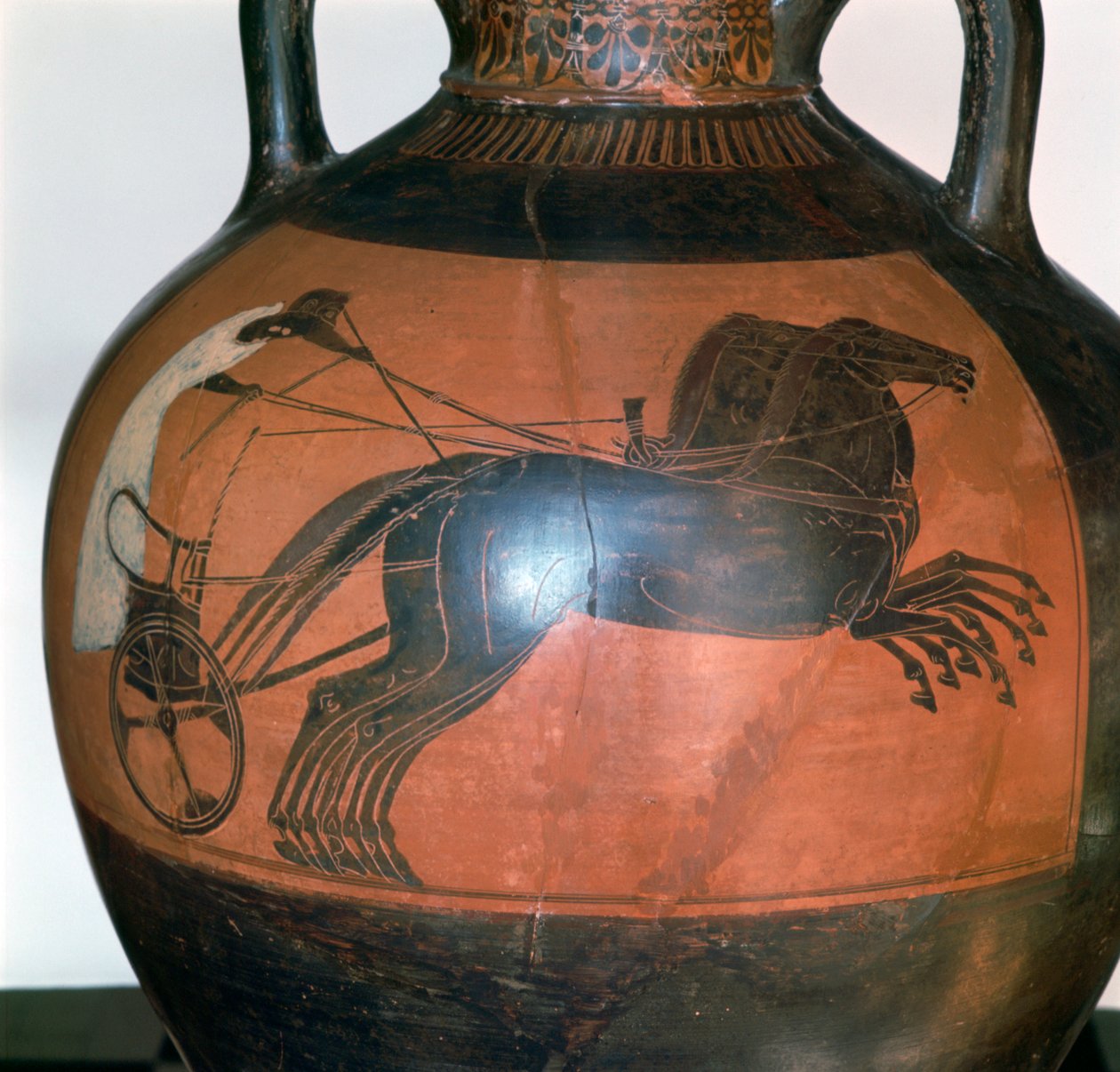 Vaso greco raffigurante un carro, V-VI secolo a.C. da Unbekannt