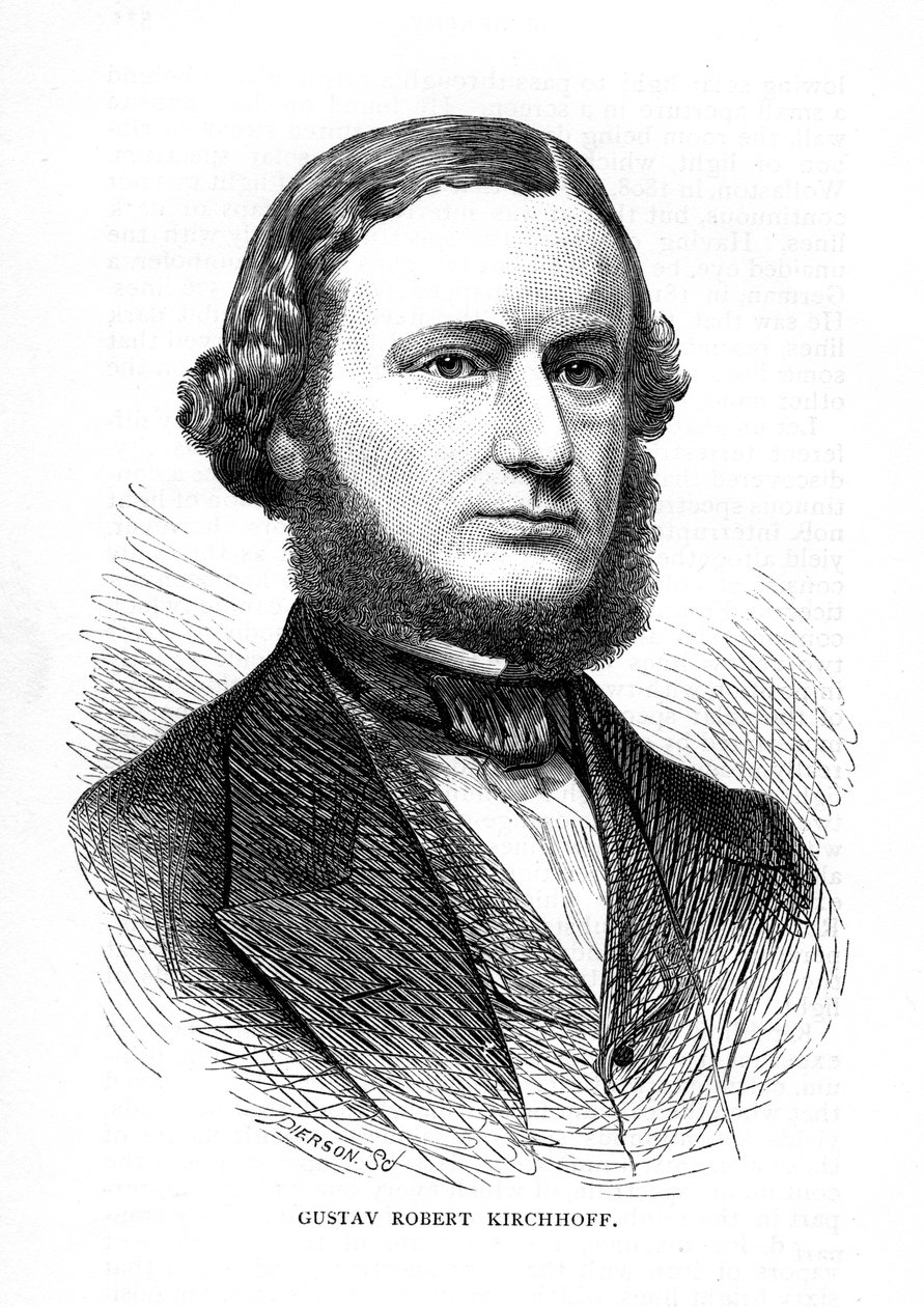 Gustav Robert Kirchhoff, fisico tedesco da Unbekannt