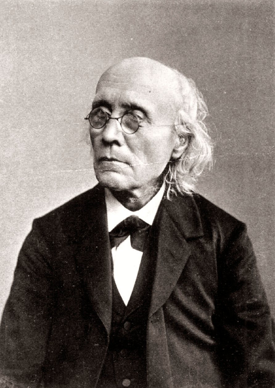 Gustav Theodor Fechner, psicologo sperimentale tedesco, circa 1883-1884 da Unbekannt