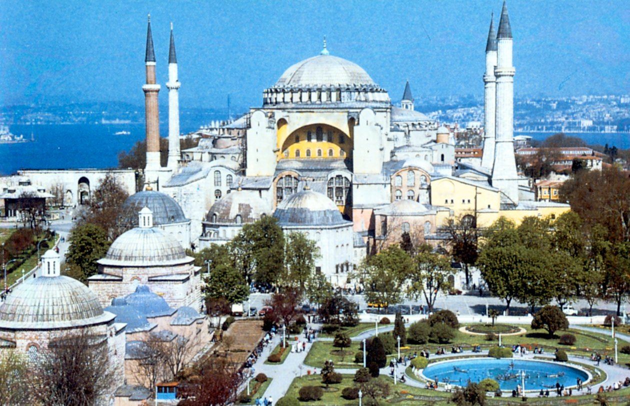 Hagia Sophia, Istanbul Costantinopoli, Turchia, anni 