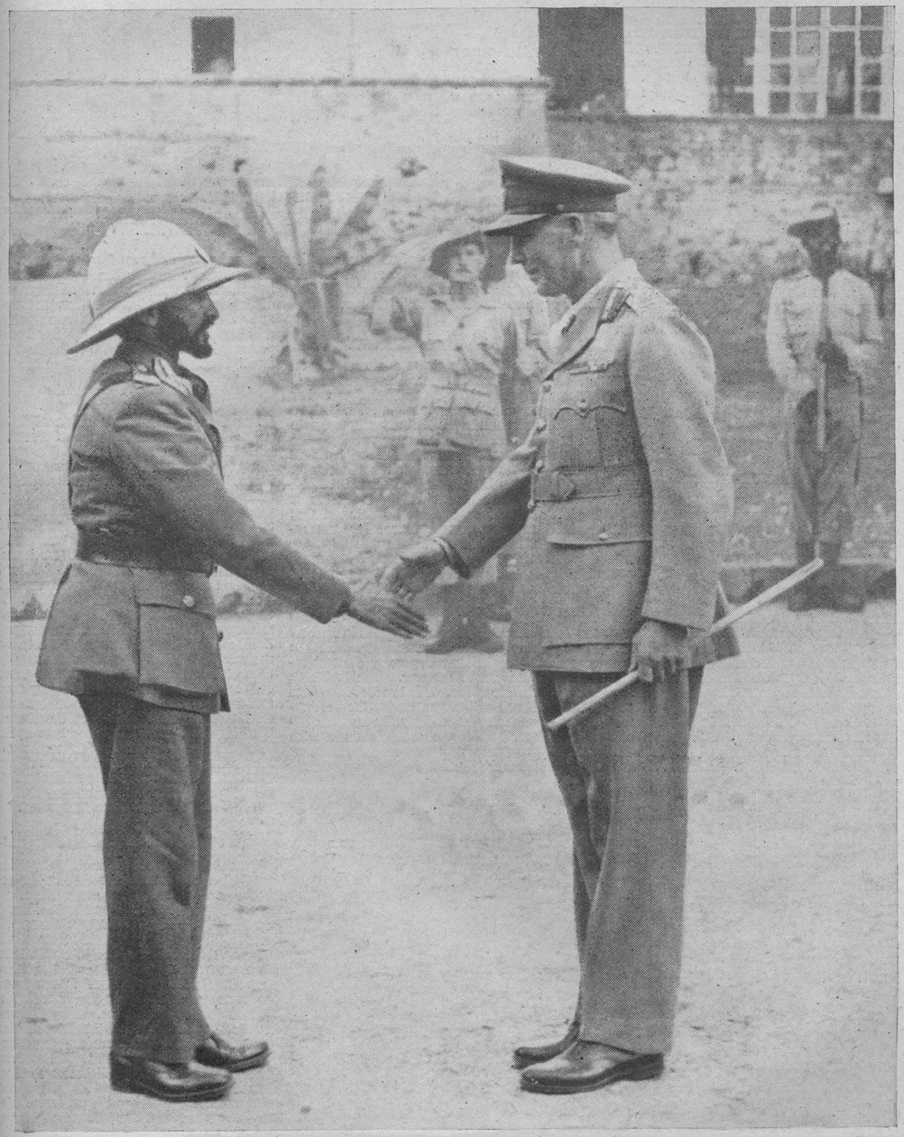 Haile Selassie e il generale Cunningham da Unbekannt