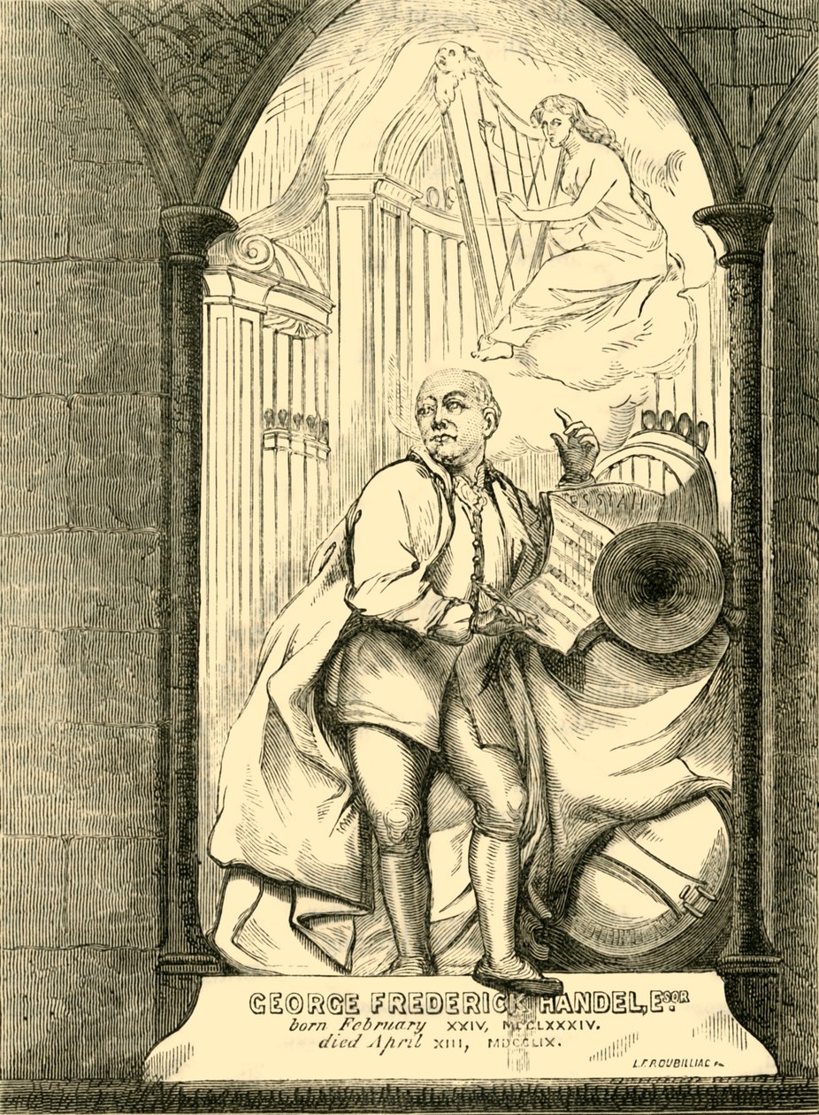 Monumento a Händel da Unbekannt