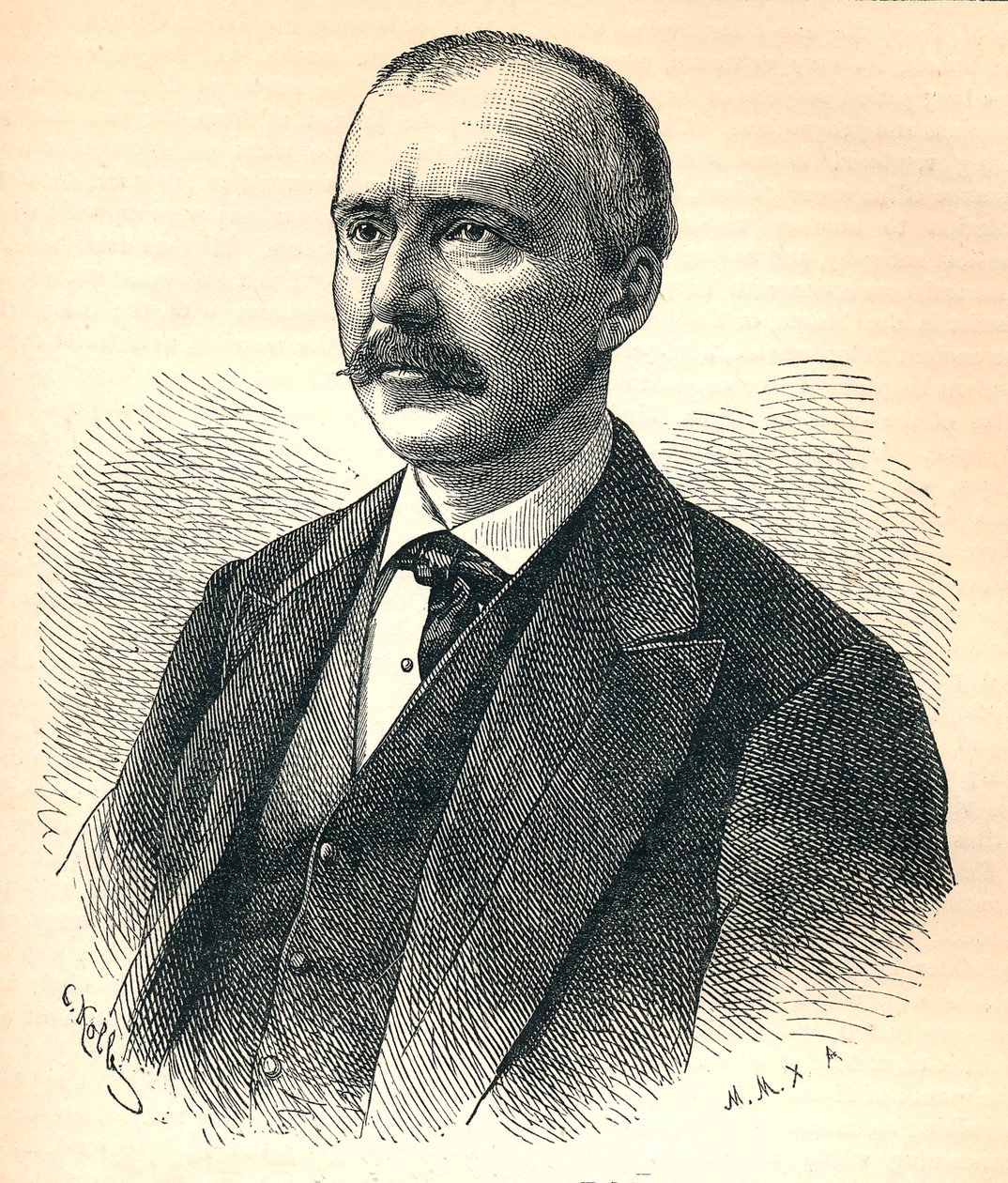 Heinrich Schliemann, 1822-1890, archeologo tedesco, 1893 da Unbekannt