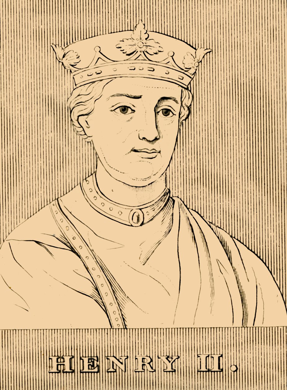 Enrico II, 1133-1189, 1830 da Unbekannt