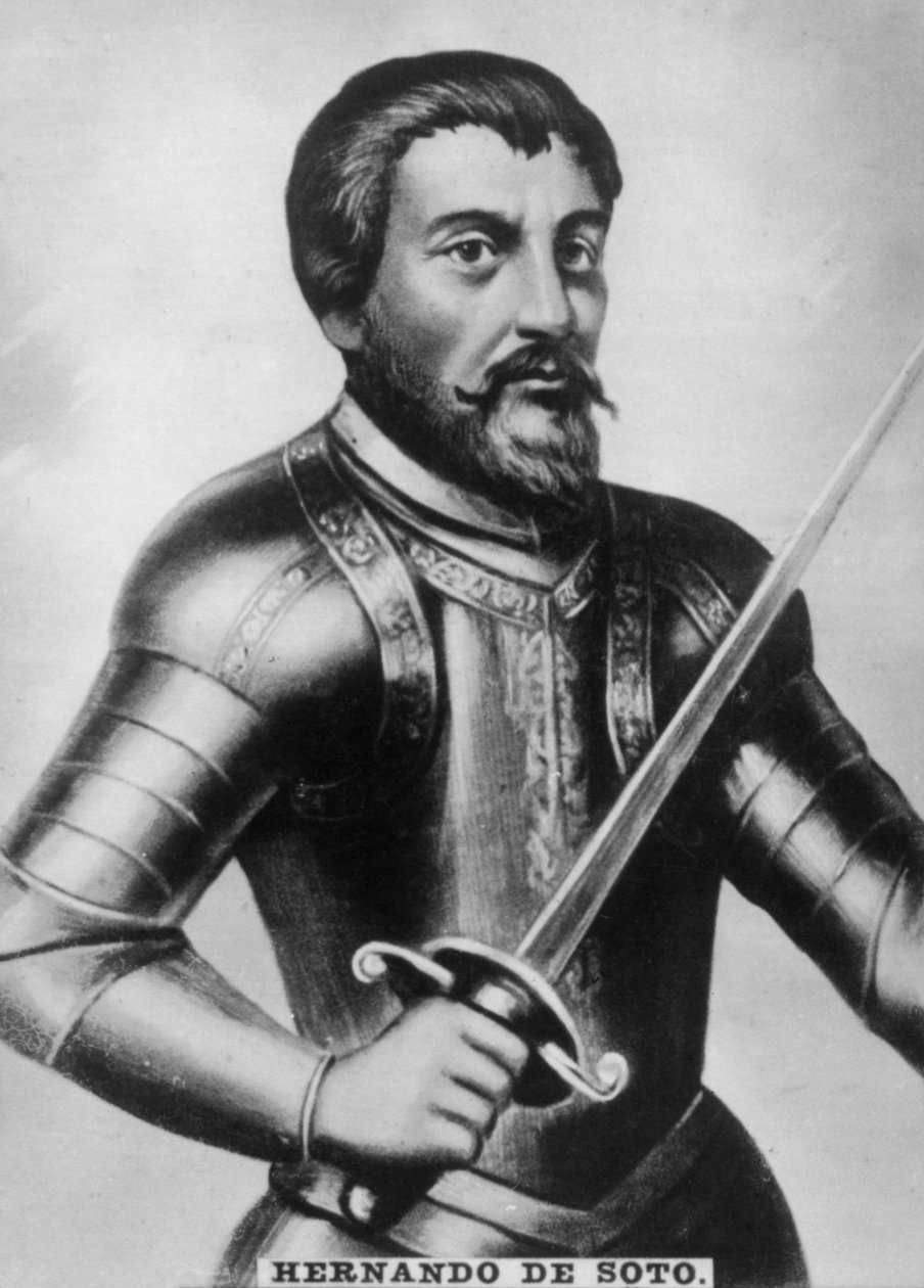 Hernando de Soto, 1496-1542, anni 1920 da Unbekannt