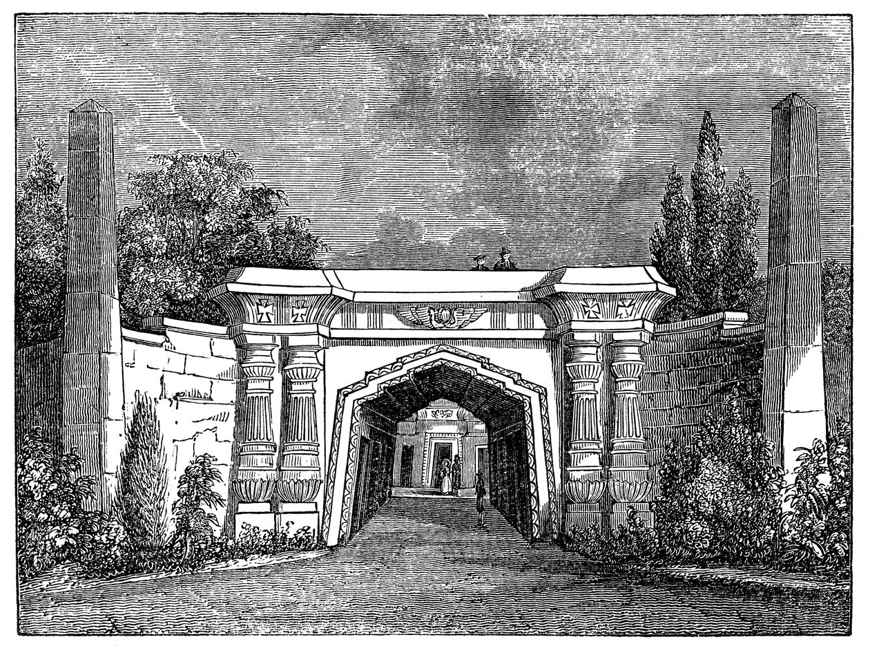 Cimitero di Highgate, Londra, 1838 da Unbekannt