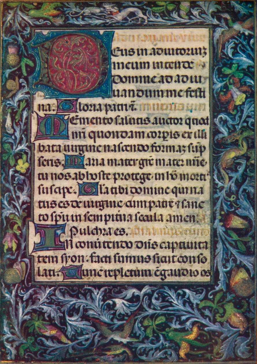 Horae Beatae Virginis Mariae, XV secolo, 1903 da Unbekannt