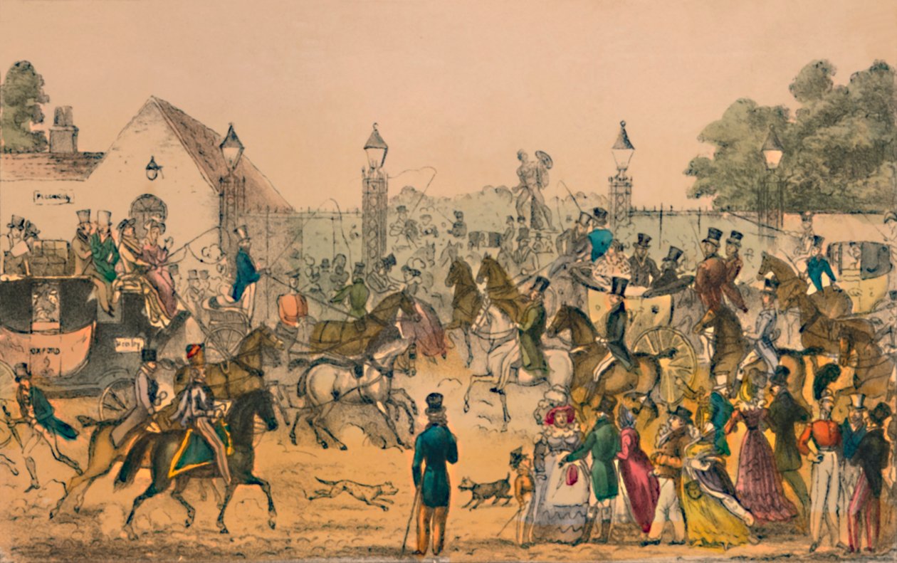Hyde Park Corner, 1825 da Unbekannt