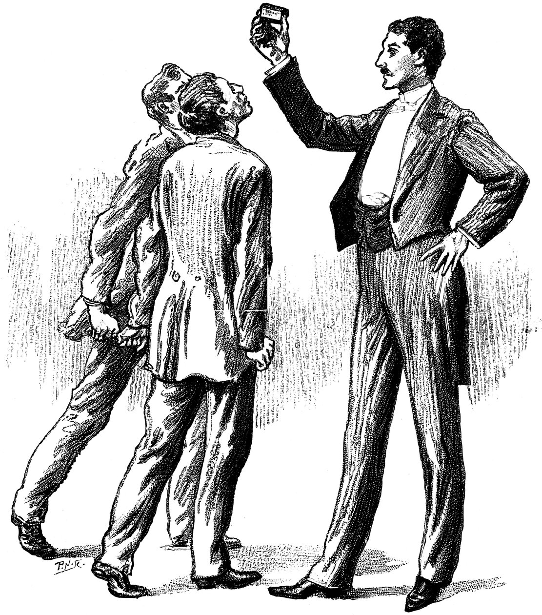 Soggetti Ipnotizzati attratti da una Scatola di Fiammiferi, 1891 da Unbekannt