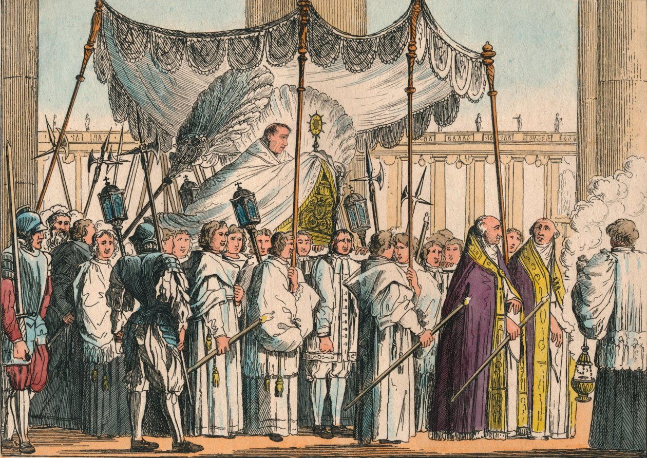 Il Sommo Pontefice Leone XII, c1824 da Unbekannt