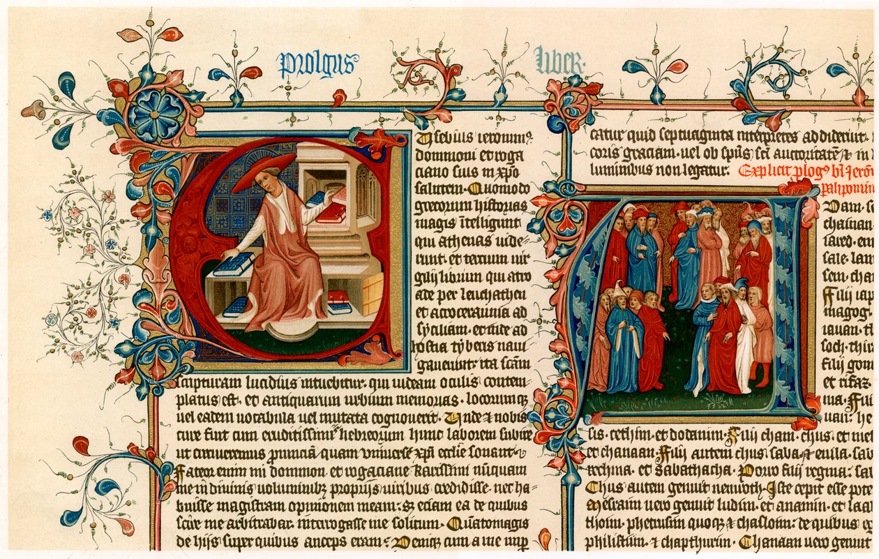 Lettere iniziali illuminate da Unbekannt
