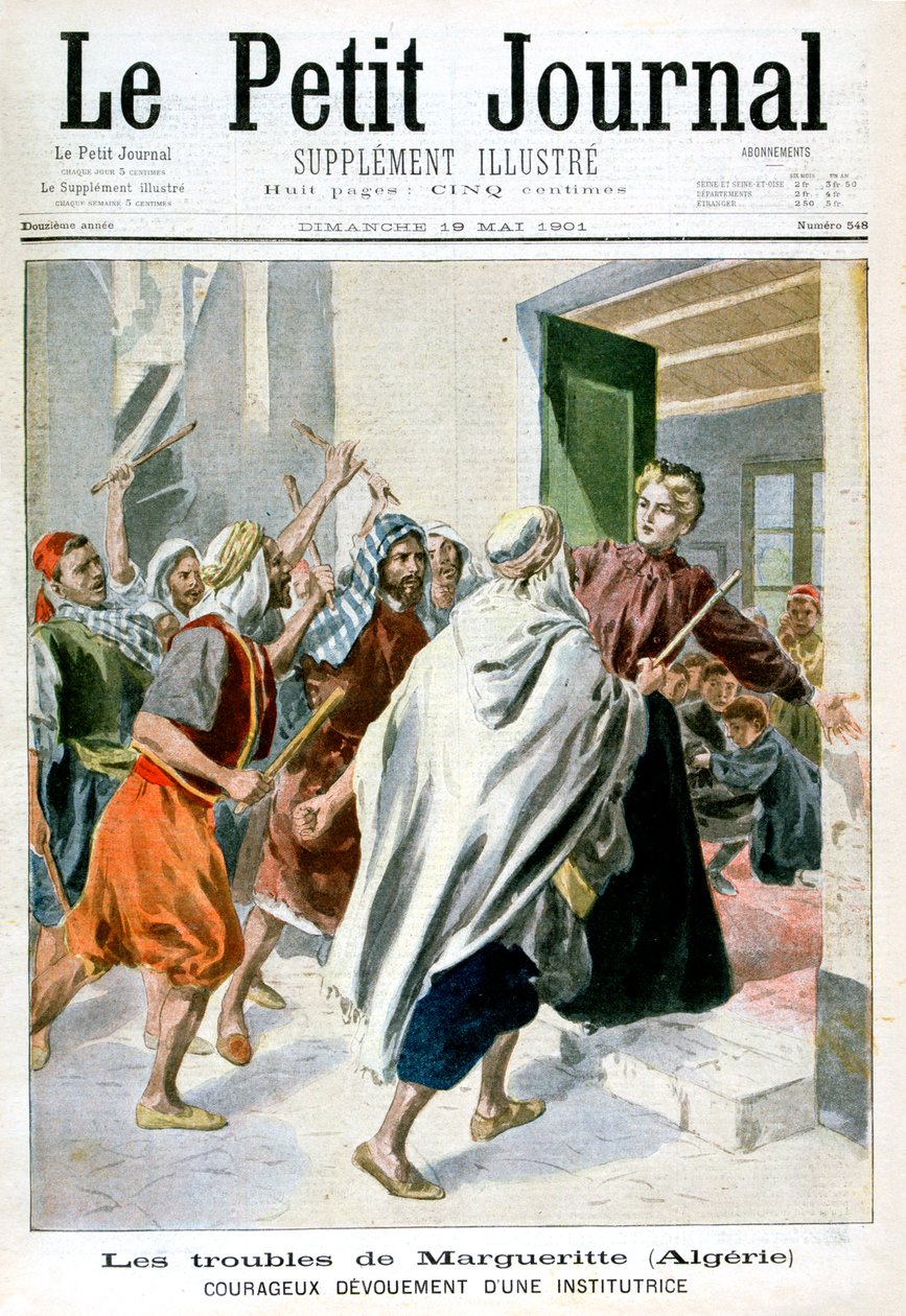 In Algeria, Margaret in difficoltà, 1901 da Unbekannt
