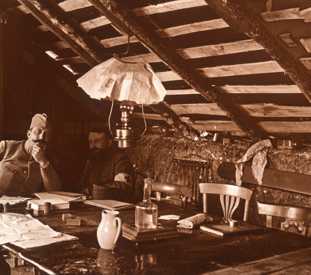 Nelle trincee, c. 1914-c. 1918 da Unbekannt