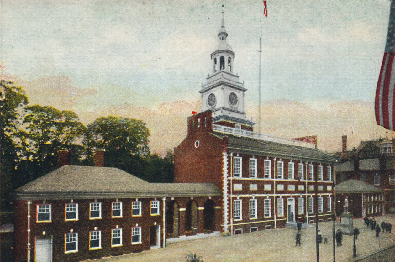 Independence Hall, Filadelfia, Pennsylvania, USA da Unbekannt
