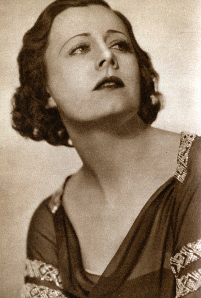 Irene Dunne, attrice americana, 1933 da Unbekannt