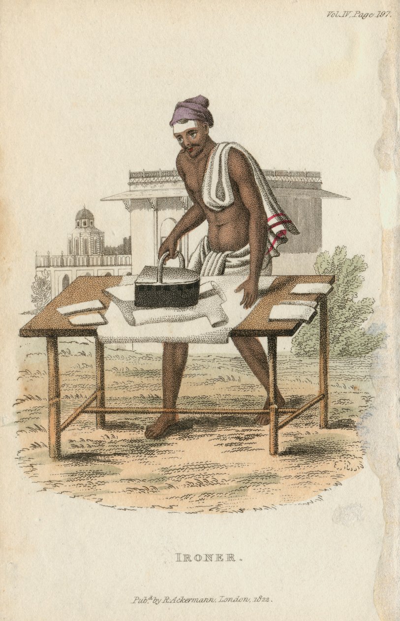 Stiratore, 1822 da Unbekannt