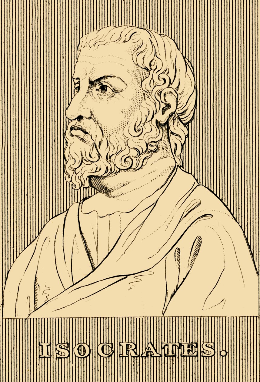 Isocrate, 436-338 a.C., 1830 da Unbekannt