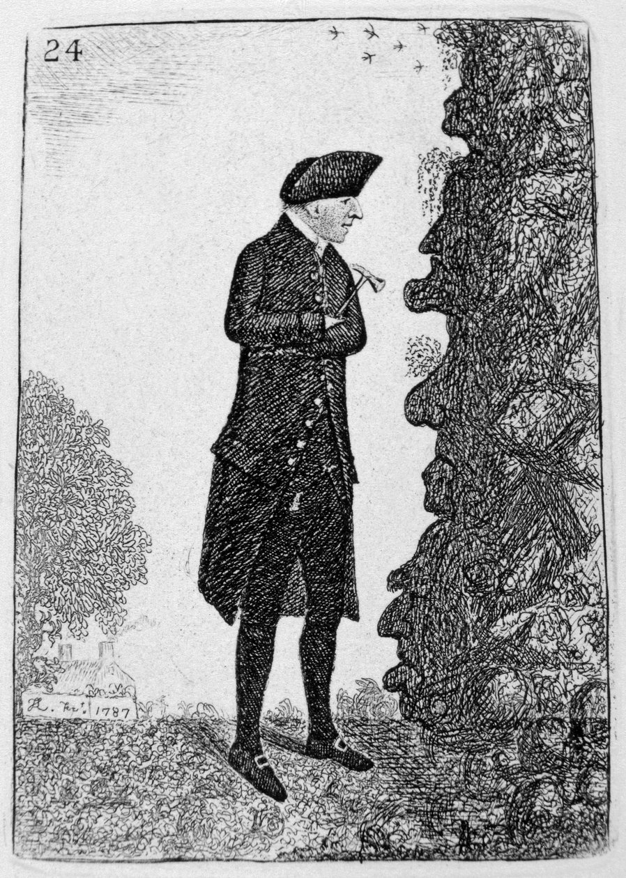 James Hutton, geologo scozzese, 1787 1877 da Unbekannt