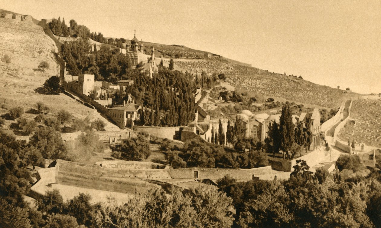 Gerusalemme - Getsemani, c1918-c1939 da Unbekannt
