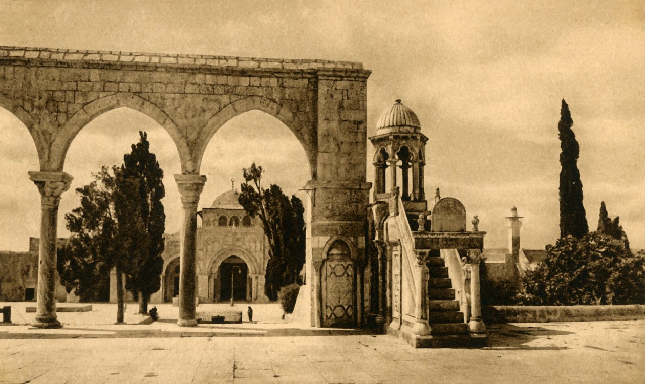 Gerusalemme - Moschea El-Aksa, c1918-c1939 da Unbekannt