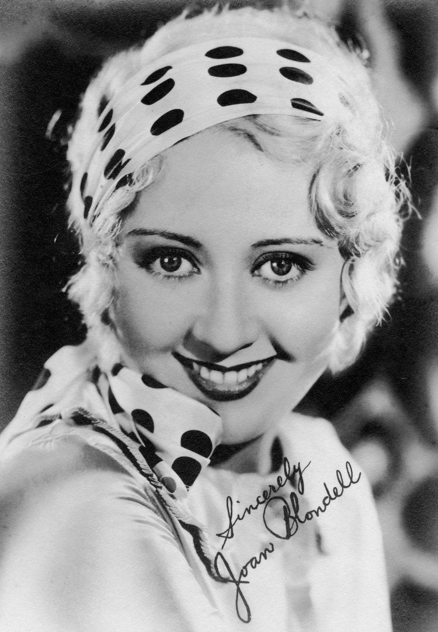 Joan Blondell, attrice americana, c1920s da Unbekannt