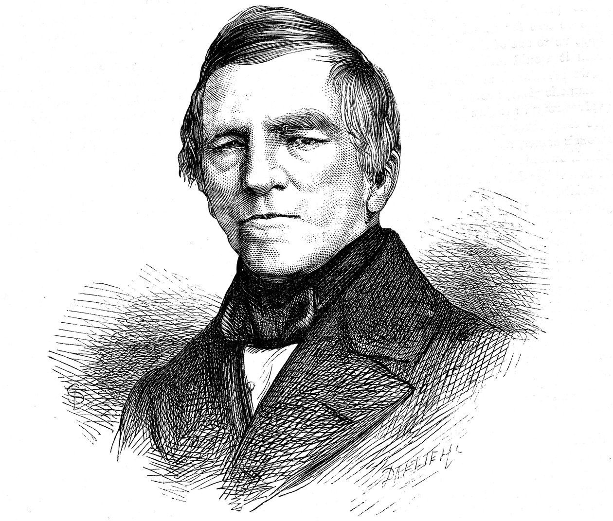 Johann Franz Encke, astronomo tedesco del XIX secolo da Unbekannt