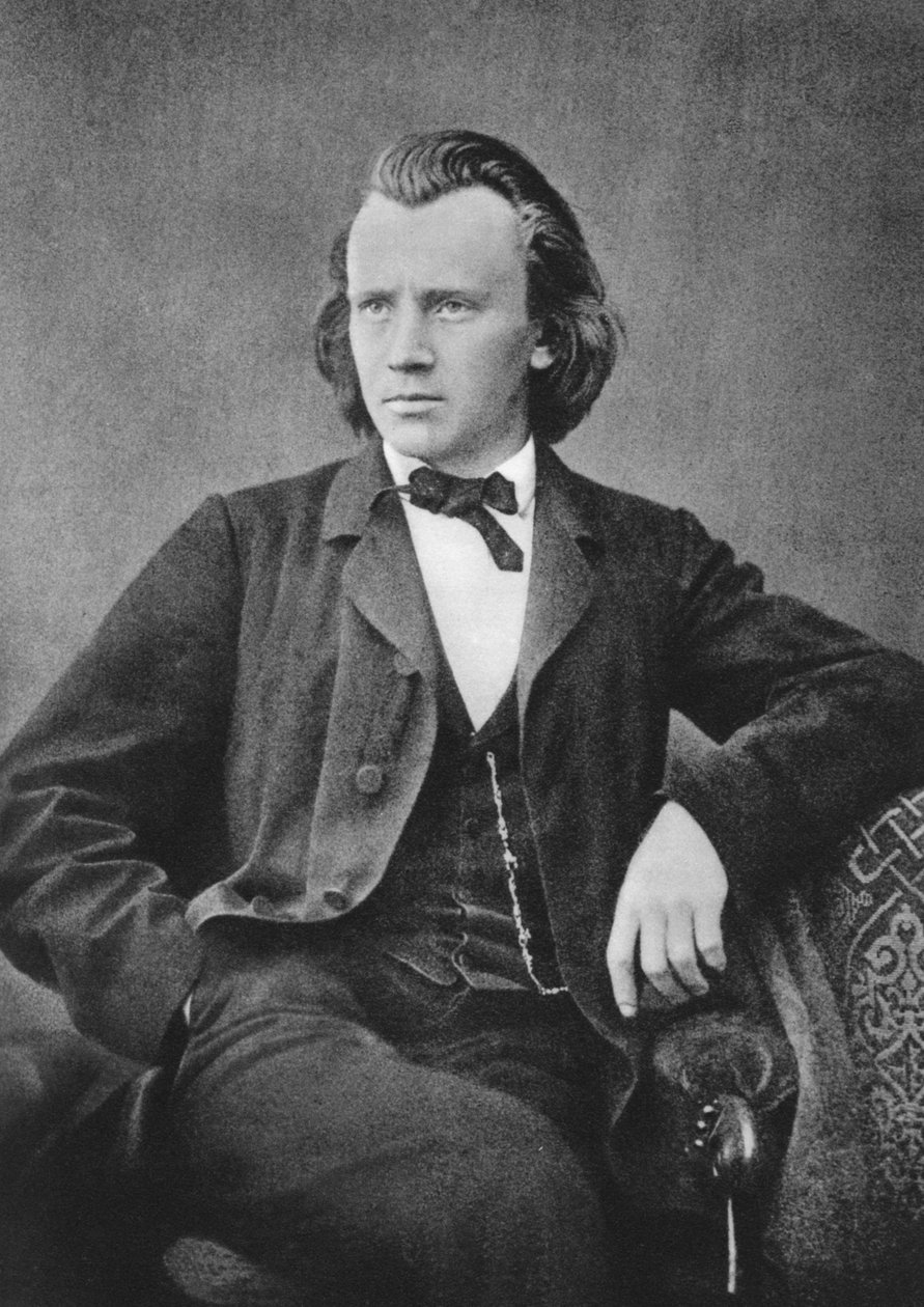 Johannes Brahms, compositore e pianista tedesco da Unbekannt