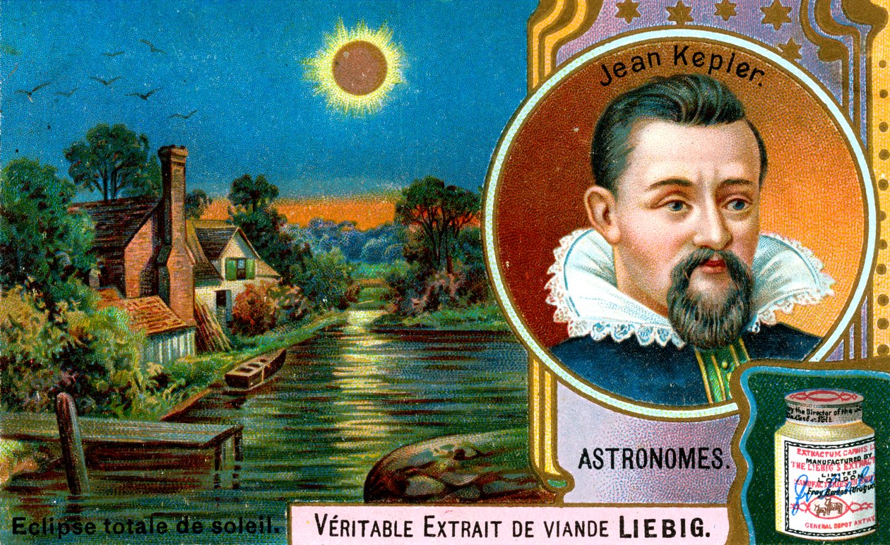 Johannes Kepler, astronomo tedesco, c1900 da Unbekannt