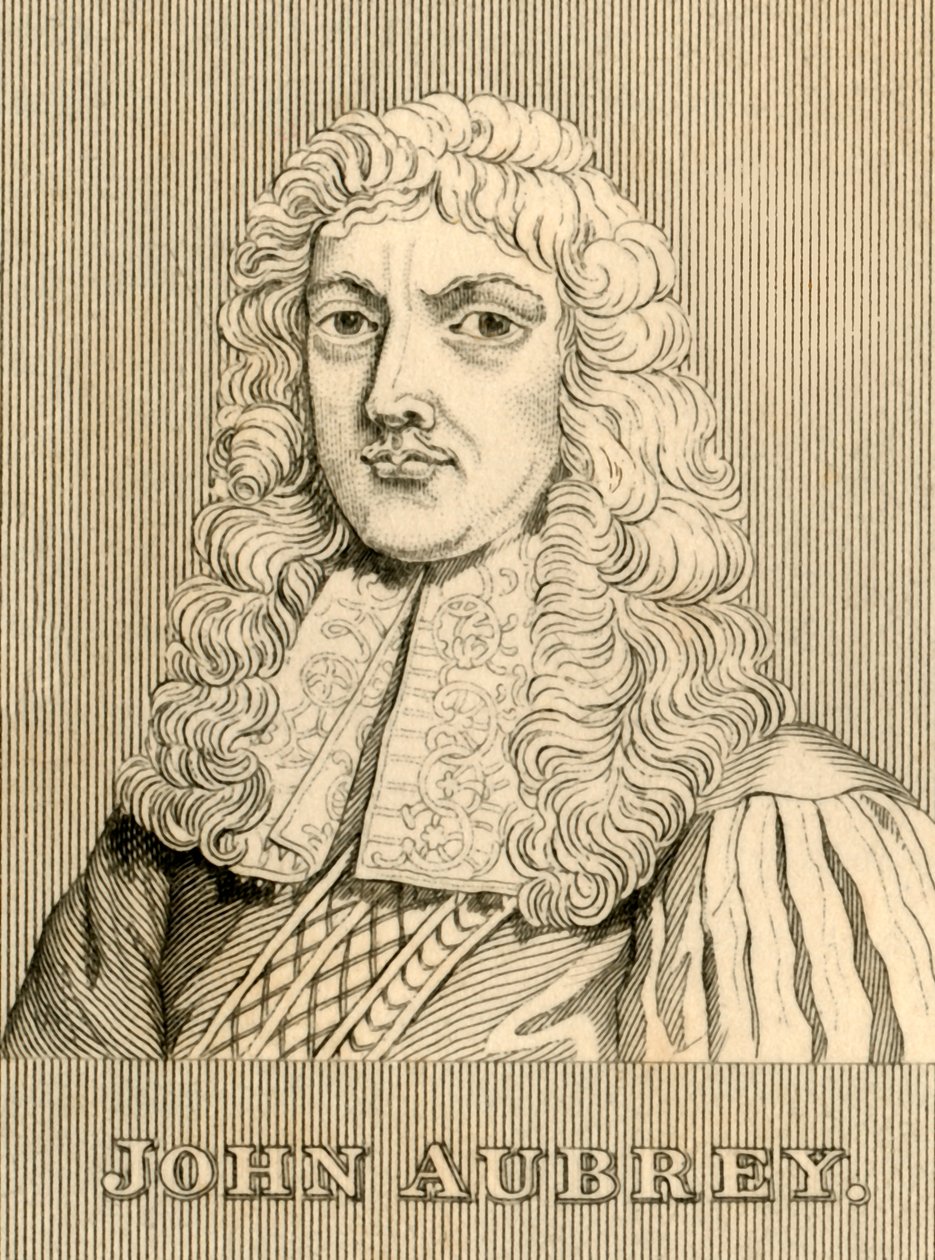 John Aubrey, 1626-1697, 1830 da Unbekannt