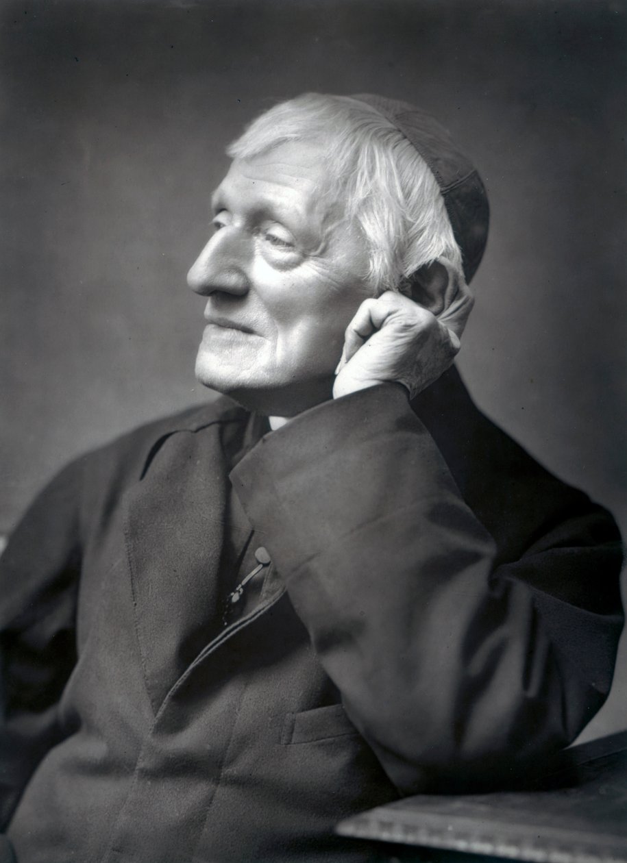 John Henry Newman, cardinale britannico, fine XIX secolo da Unbekannt