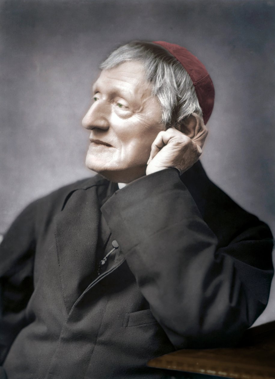 John Henry Newman, cardinale britannico, fine XIX secolo da Unbekannt