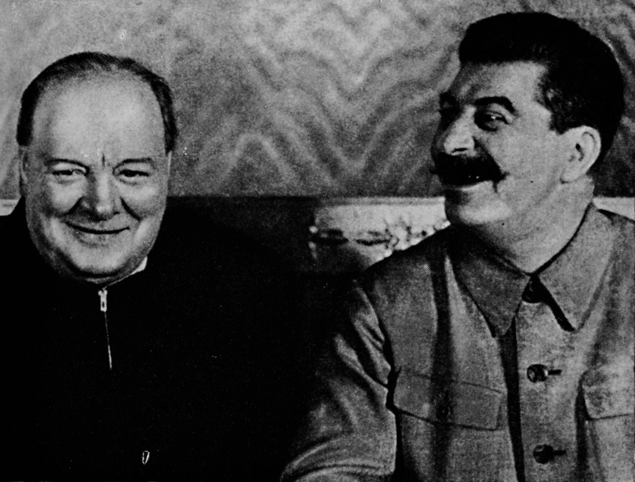 Joseph Stalin e Mr. Churchill 1942, 1945 da Unbekannt