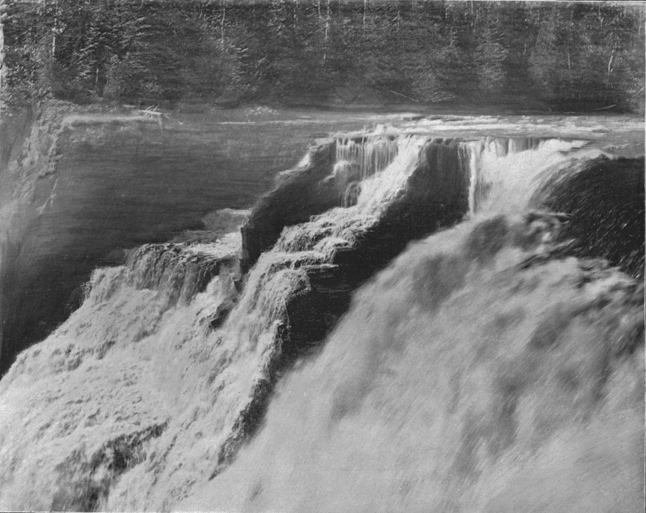 Cascate Kakabeka, Lago Superiore, Canada, c1900 da Unbekannt