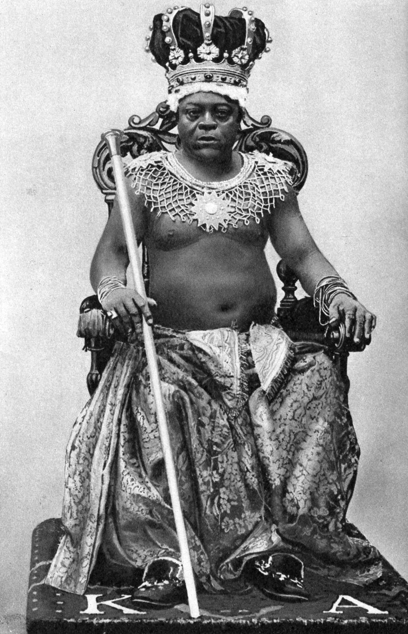 Re Archibong II del Gambia, Africa, 1922 da Unbekannt